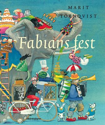 De voorkant van een kinderboek genaamd Fabians Feest.